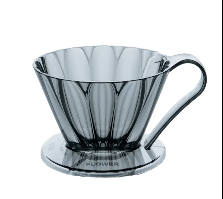 Flower Dripper CAFEC 102 ovalado TRITAN - 4 tazas - Imagen 2