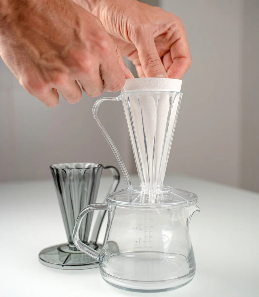 Flower Dripper DEEP 27 TRITAN CAFEC - Para Una Taza - Imagen 2
