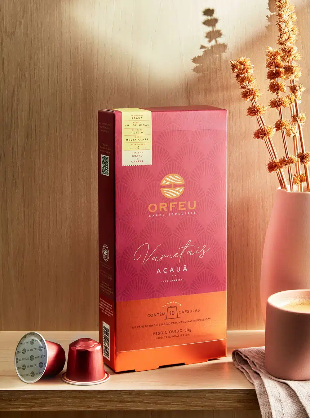 Café Orfeu en Cápsula – Acauã – Compatibles con Nespresso®* – 10 unidades